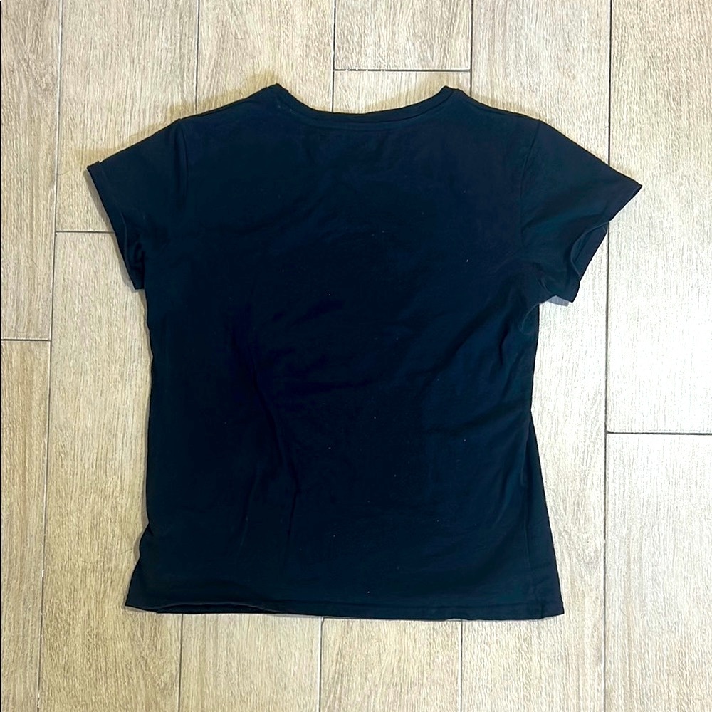 Brisco Brands Girls Anime Black Graphic Kids Tee Size M - Picture 3 of 6
